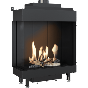 Kominek gazowy KRATKI LEO 76 / 62 lewy gaz ziemny (NG) ∅ 100/150 8,6 kW