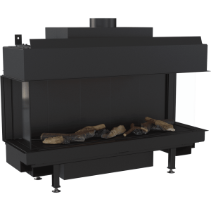 Kominek gazowy KRATKI LEO 100 lewy prawy propan butan ∅ 100/150 9,5 kW