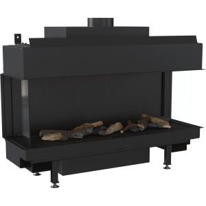 Kominek gazowy KRATKI LEO 100 lewy prawy propan ∅ 100/150 8,2 kW