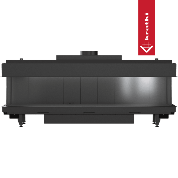 Kominek gazowy KRATKI LEO 200 lewy prawy propan ∅ 130/200 12,5 kW