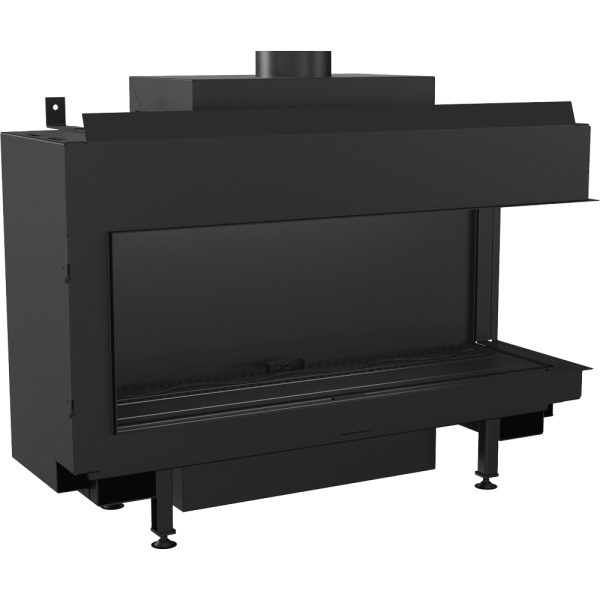 Kominek gazowy KRATKI LEO 100 prawy propan butan ∅ 100/150 9,5 kW