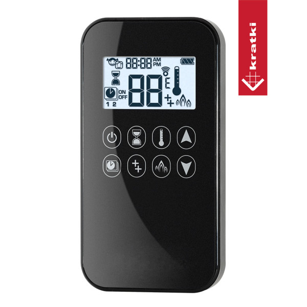 Kominek gazowy KRATKI LEO 100 prawy propan ∅ 100/150 8,2 kW