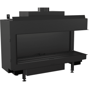 Kominek gazowy KRATKI LEO 100 prawy propan ∅ 100/150 8,2 kW