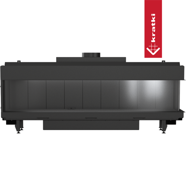 Kominek gazowy KRATKI LEO 200 prawy gaz ziemny (NG) ∅ 130/200 16 kW