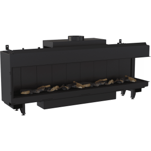 Kominek gazowy KRATKI LEO 200 prawy gaz ziemny (NG) ∅ 130/200 15 kW