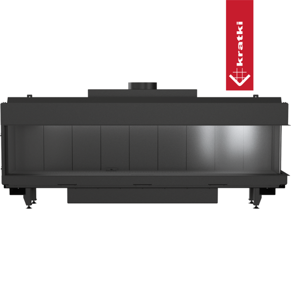 Kominek KRATKI LEO 200 prawy propan ∅ 130/200 12,5 kW