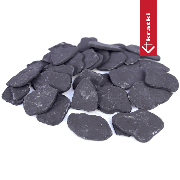 elementy ceramiczne czarne Black flakes kpl 05 kg