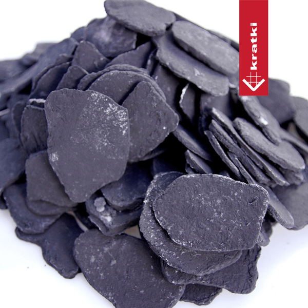 elementy ceramiczne czarne Black flakes kpl 05 kg