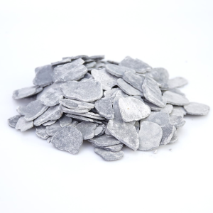 elementy ceramiczne szare Grey flakes kpl 05 kg