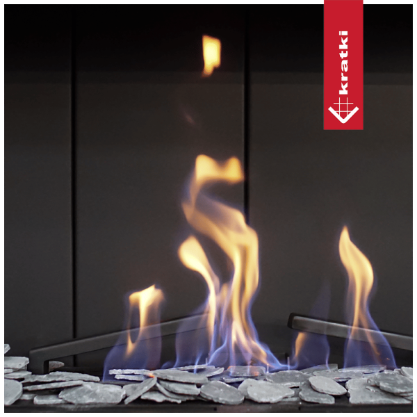 elementy ceramiczne szare Grey flakes kpl 05 kg