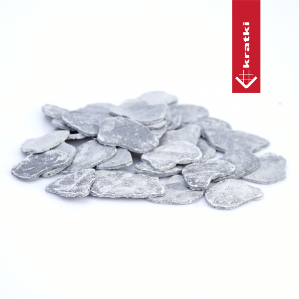 elementy ceramiczne szare Grey flakes kpl 05 kg