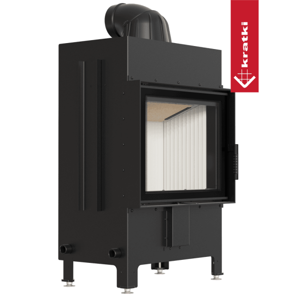 Kominek powietrzny stalowy KRATKI LUCY 12 kW Ø 200