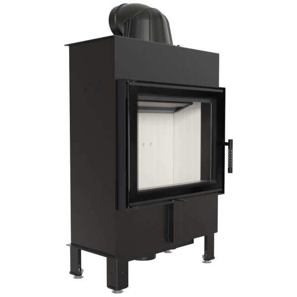 Kominek powietrzny stalowy KRATKI LUCY SLIM 8 kW Ø 160