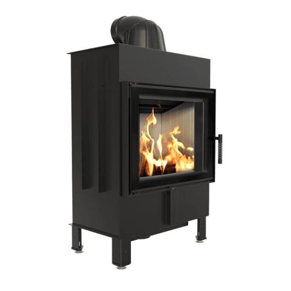 Kominek powietrzny stalowy KRATKI LUCY 12 kW Ø 200