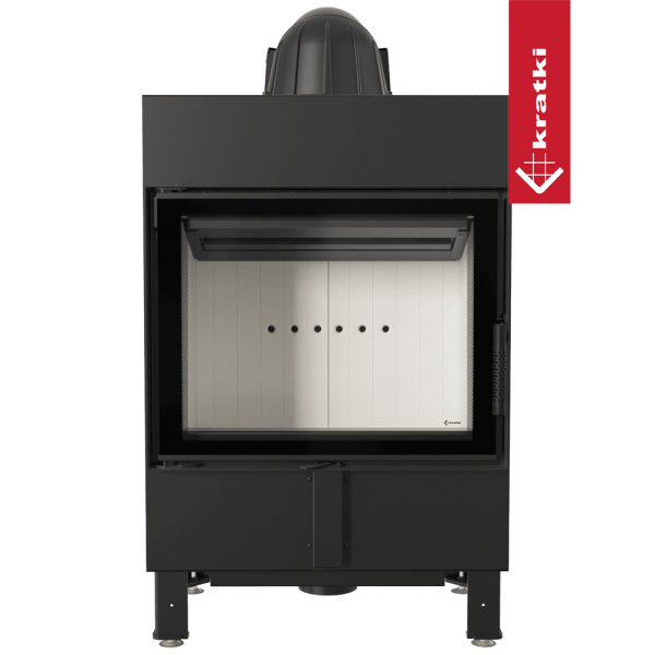 Kominek powietrzny stalowy KRATKI LUCY 12 kW Ø 200
