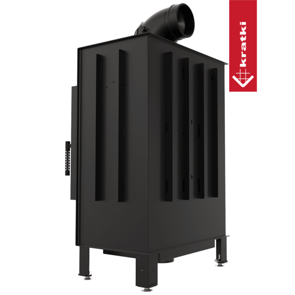 Kominek powietrzny stalowy KRATKI LUCY 12 kW Ø 200