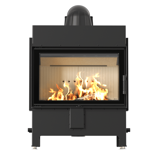 Kominek powietrzny stalowy KRATKI LUCY 14 kW Ø 200