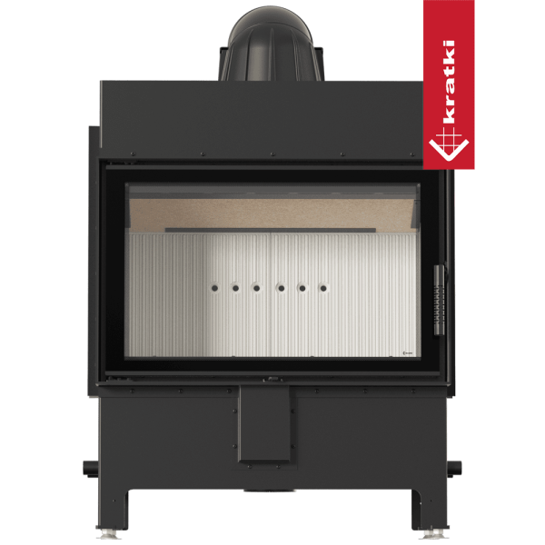 Kominek powietrzny stalowy KRATKI LUCY 14 kW Ø 200