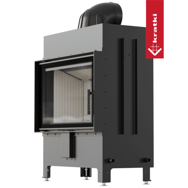 Kominek powietrzny stalowy KRATKI LUCY 14 kW Ø 200