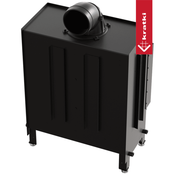 Kominek powietrzny stalowy KRATKI LUCY 14 kW Ø 200