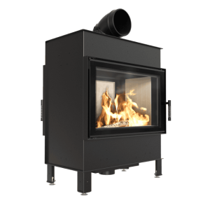 Kominek powietrzny stalowy KRATKI LUCY TUNEL 14 kW Ø 200