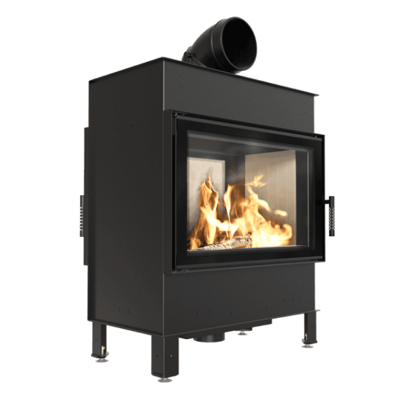 Kominek powietrzny stalowy KRATKI LUCY TUNEL 14 kW Ø 200