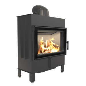 Kominek powietrzny stalowy KRATKI LUCY 14 kW Ø 200