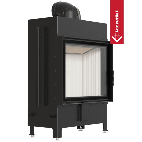 Kominek powietrzny stalowy KRATKI LUCY 15 kW Ø 200