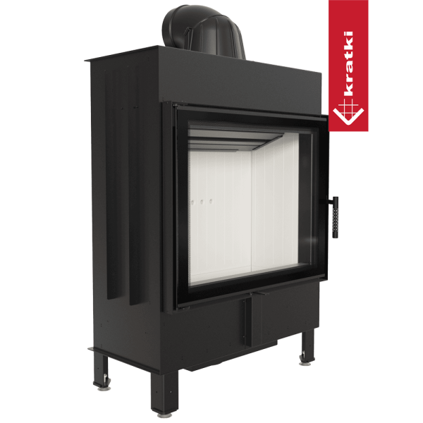 Kominek powietrzny stalowy KRATKI LUCY 15 kW Ø 200
