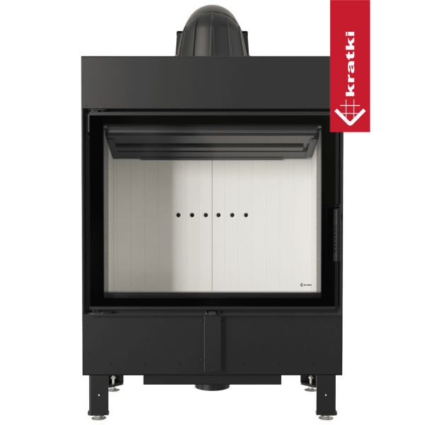 Kominek powietrzny stalowy KRATKI LUCY 15 kW Ø 200