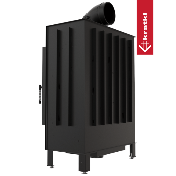 Kominek powietrzny stalowy KRATKI LUCY 15 kW Ø 200