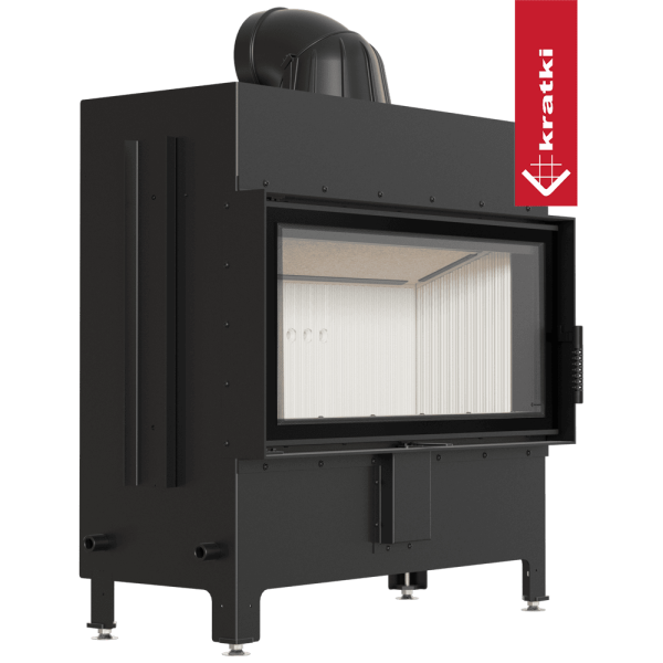 Kominek powietrzny stalowy KRATKI LUCY 16 kW Ø 200