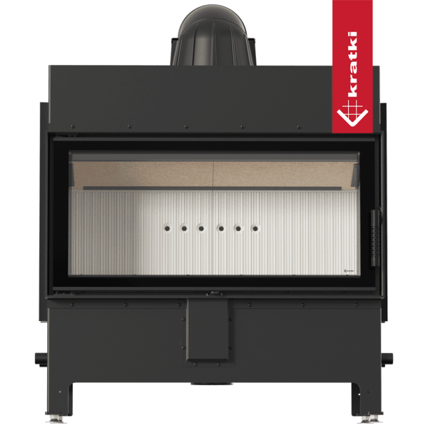 Kominek powietrzny stalowy KRATKI LUCY 16 kW Ø 200