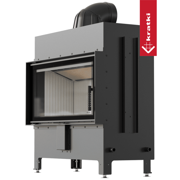 Kominek powietrzny stalowy KRATKI LUCY 16 kW Ø 200