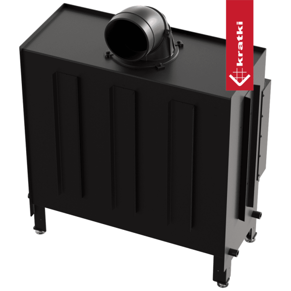 Kominek powietrzny stalowy KRATKI LUCY 16 kW Ø 200