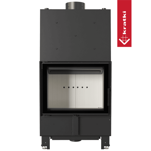 Kominek z płaszczem wodnym KRATKI LUCY 12 kW Ø 200