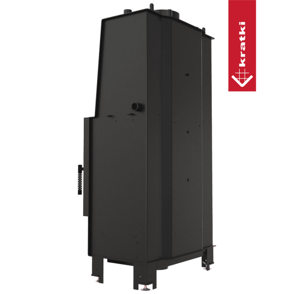Kominek z płaszczem wodnym KRATKI LUCY 12 kW Ø 200