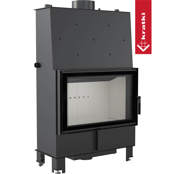 Kominek z płaszczem wodnym KRATKI LUCY 16 kW Ø 200