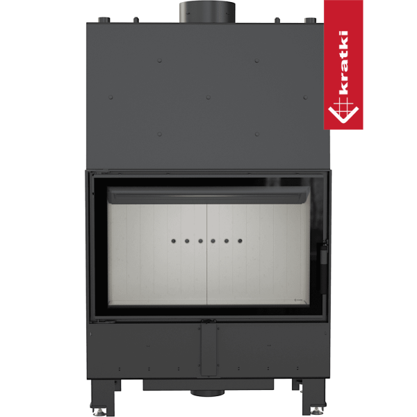 Kominek z płaszczem wodnym KRATKI LUCY 16 kW Ø 200