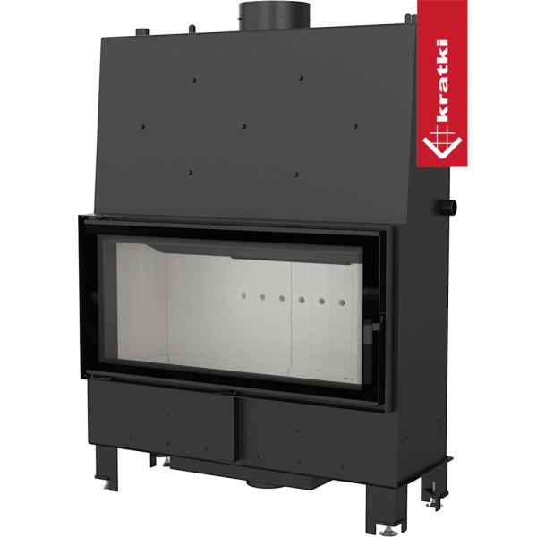 Kominek z płaszczem wodnym KRATKI LUCY 20 kW Ø 200