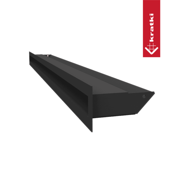 Kratka wentylacyjna kominkowa LUFT 6x100 czarna