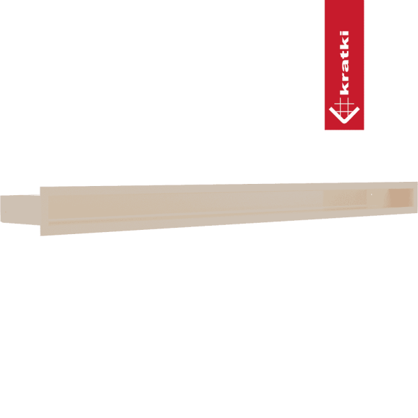 Kratka wentylacyjna kominkowa LUFT 6x60 czarna Slim