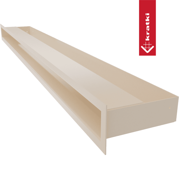 Kratka wentylacyjna kominkowa LUFT 6x60 czarna Slim