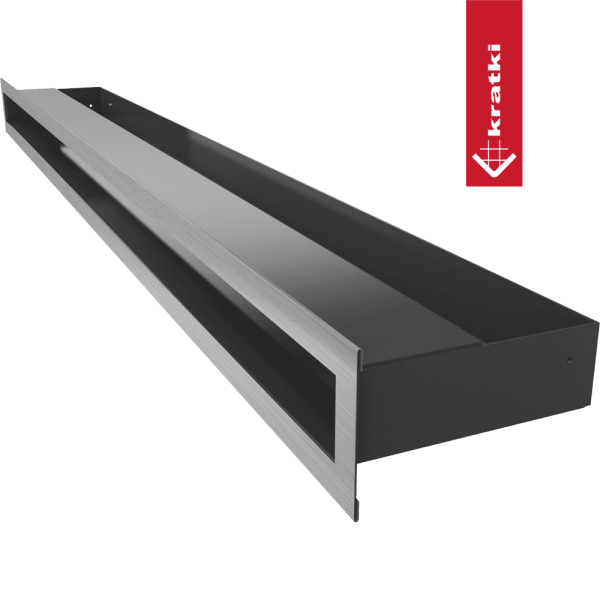 Kratka wentylacyjna kominkowa LUFT 6x100 szlifowana Slim