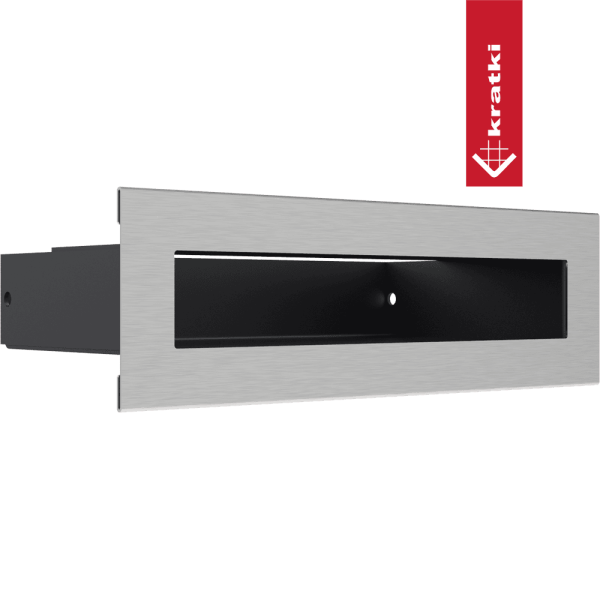 Kratka wentylacyjna kominkowa LUFT 6x20 szlifowana Slim