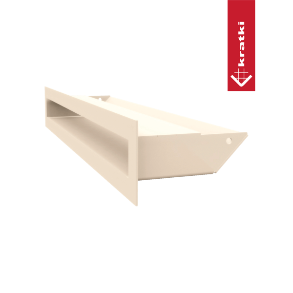 Kratka wentylacyjna kominkowa LUFT 6x40 kremowa