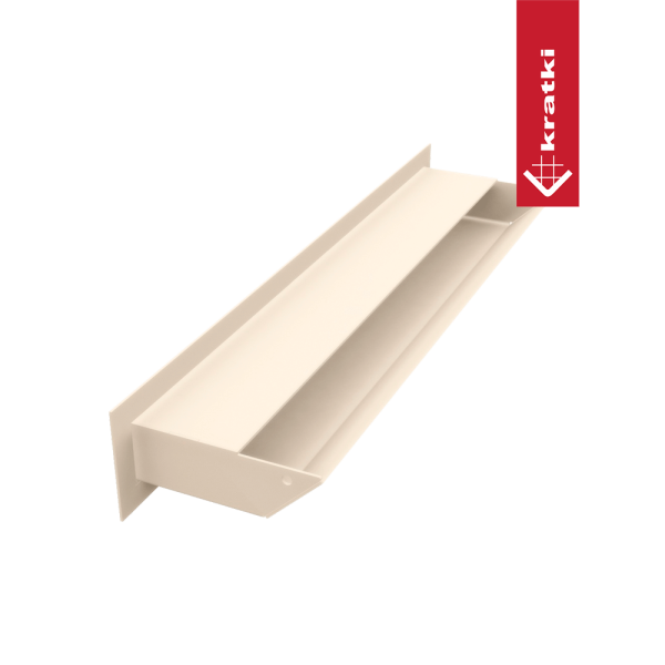 Kratka wentylacyjna kominkowa LUFT 6x40 kremowa