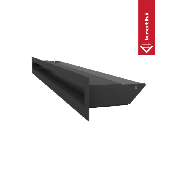 Kratka wentylacyjna kominkowa LUFT 6x60 czarna