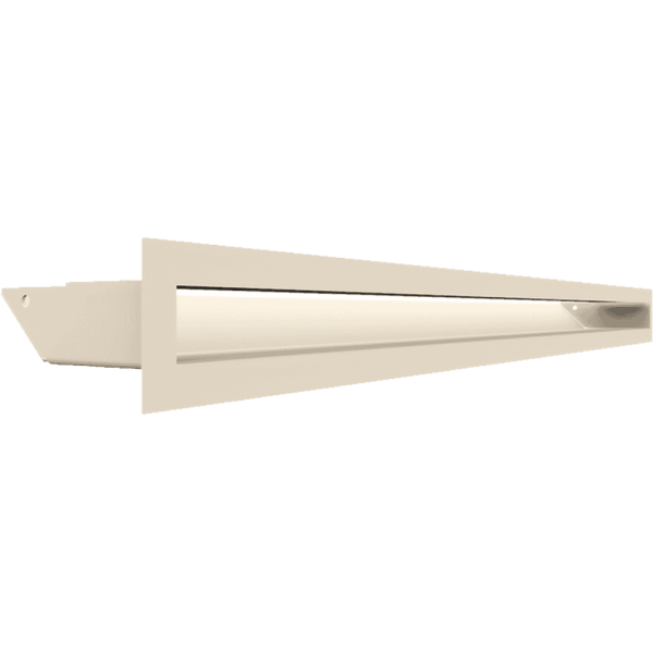 Kratka wentylacyjna kominkowa LUFT 6x80 kremowa Slim