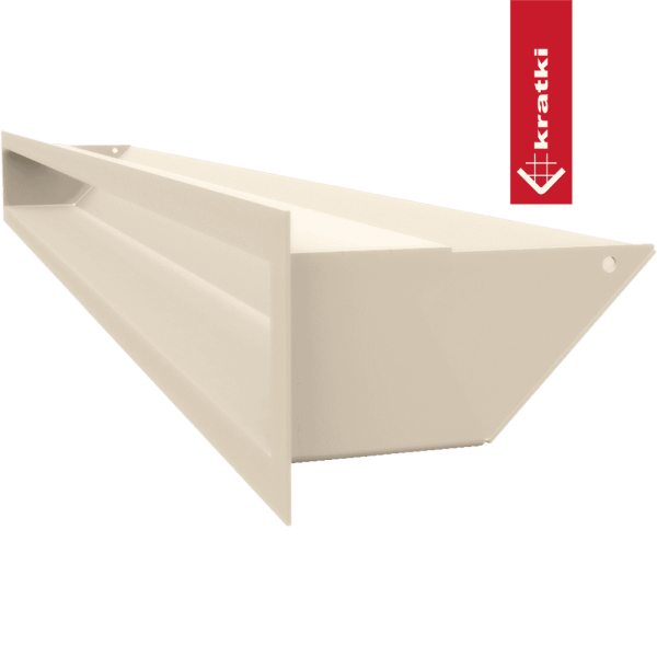 Kratka wentylacyjna kominkowa LUFT 9x100 kremowa Slim
